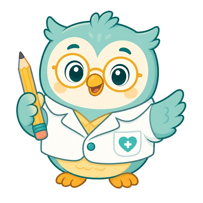 Bloom the owl, the friendly guide of Why Weight?